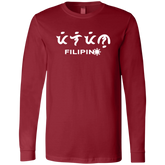 Filipino in Baybayin Script Mens Jersey Long Sleeve T-Shirt